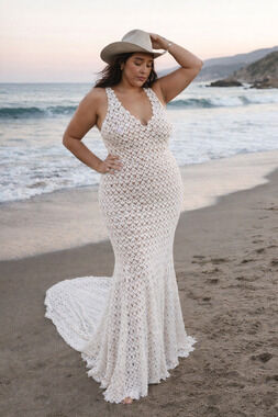 Daughters of Simone Nev Antropologie Lace Wedding Gown 4XL Boho Bridal NWT